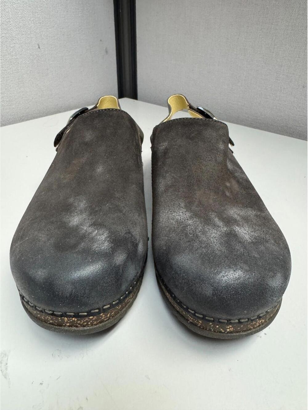 Dansko Women's Merrin Chocolate Leather Slip On Clog Size 41 - Picture 2 of 5